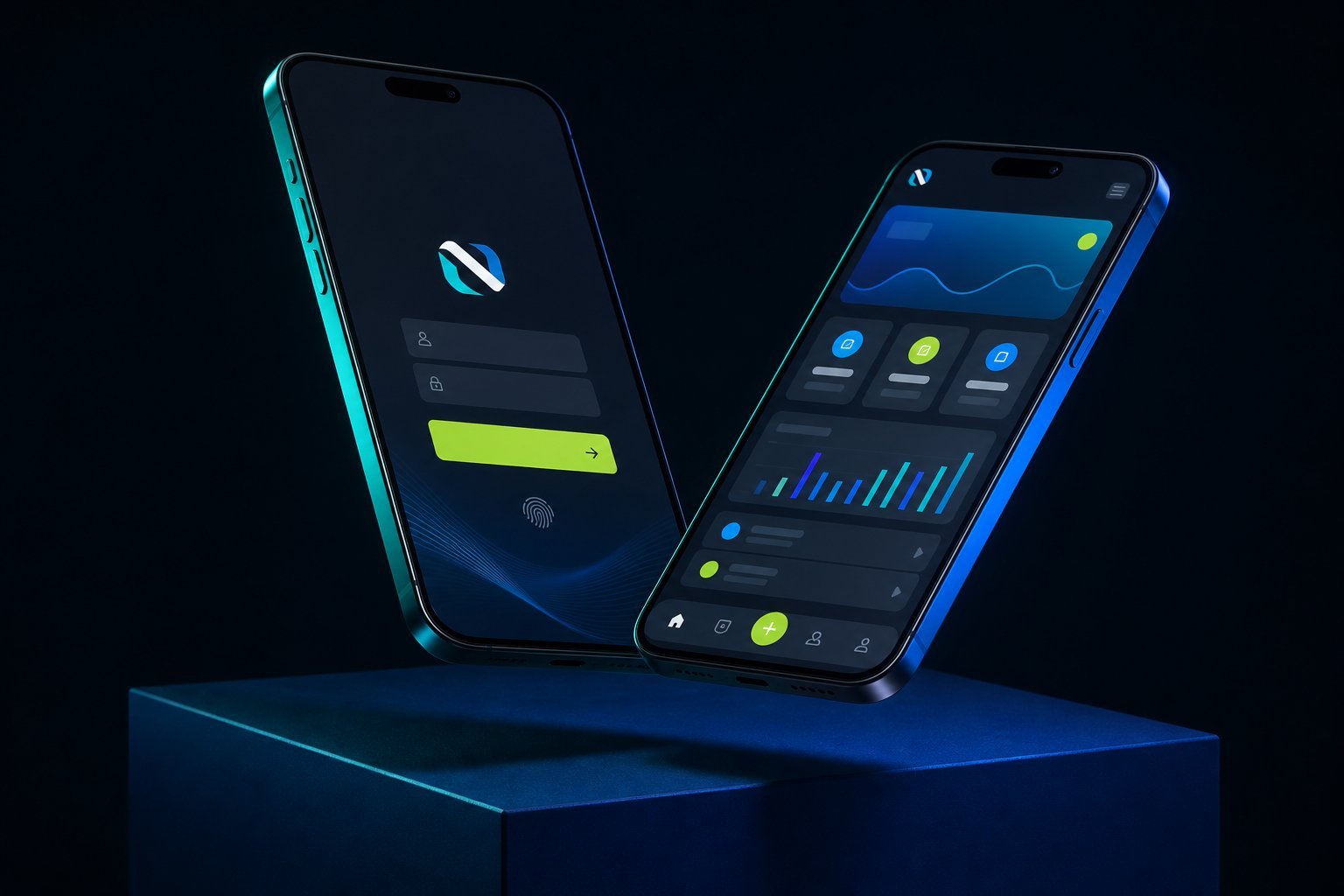 Concept showcase — mobile app UI design and development by RexTech Solution